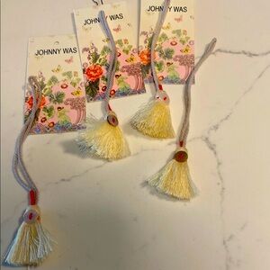 Johnny Was Cream Tassel Set